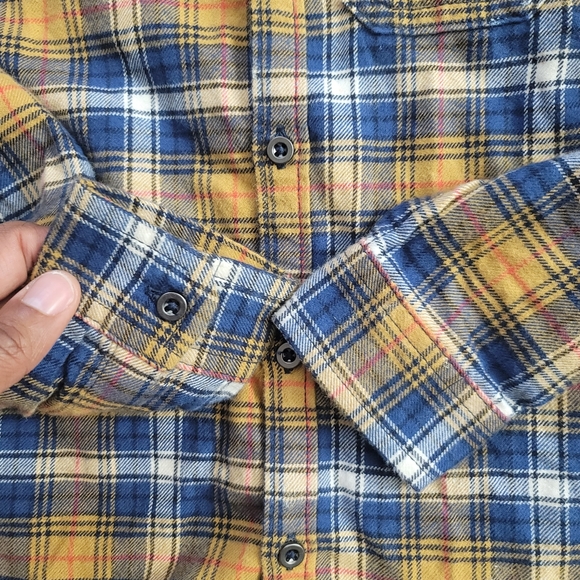 Marks&Spencer and faded glory size 6-7 flannel shirts - Picture 5 of 11